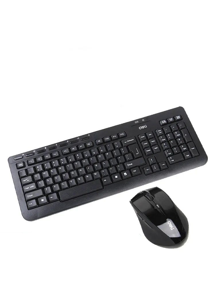 كيبورد لوحة مفاتيح DELI WIRELESS KEYBOARD & MOUSE SET