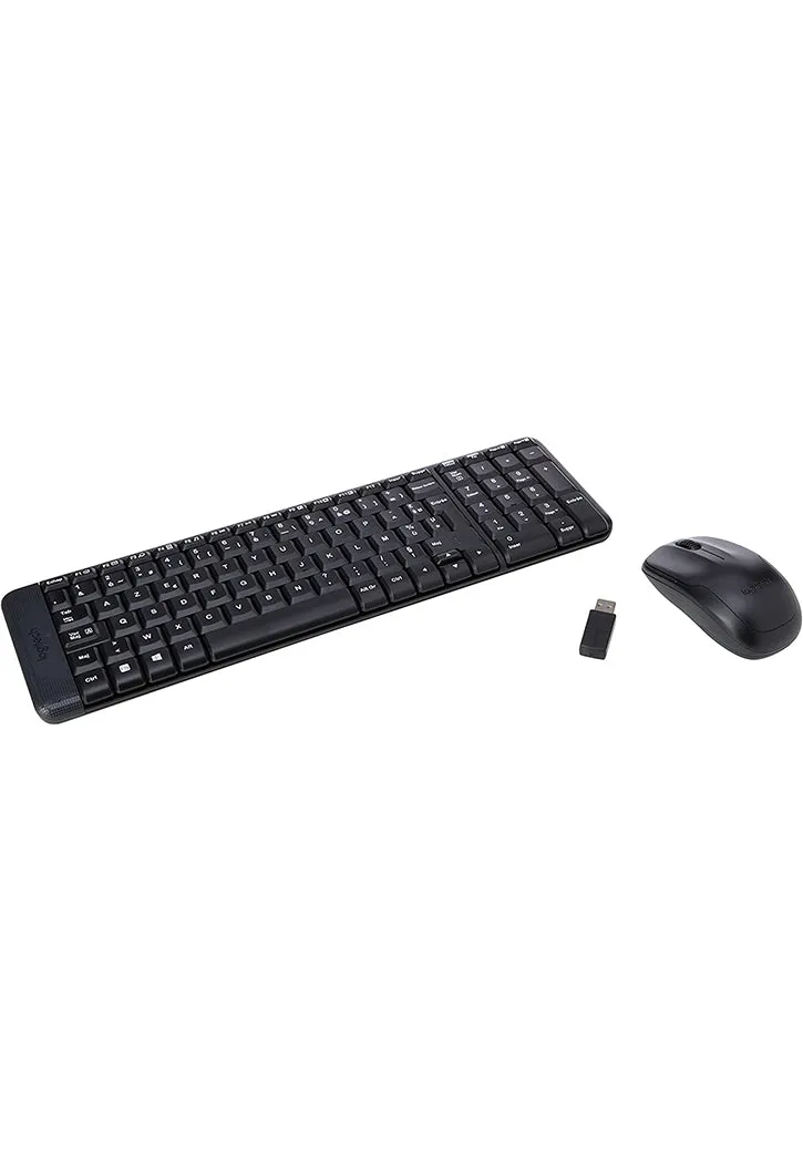 كيبورد لوحة مفاتيح مع ماوس LOGITECH WIRELESS KEYBOARD AND MOUSE COMBO MK220