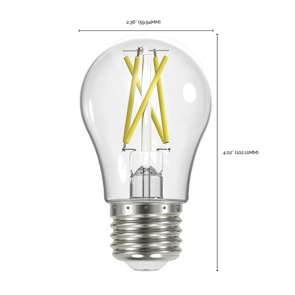 10.5W A19 LED - 75W Replacement - Clear - Medium base - 2700K - 120V - 4PK