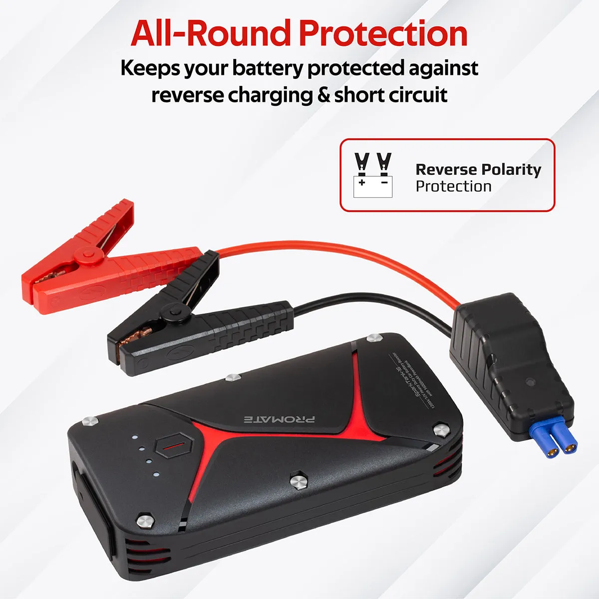 1200A/12V Heavy Duty Car Battery Booster with 16000mAh PowerBank