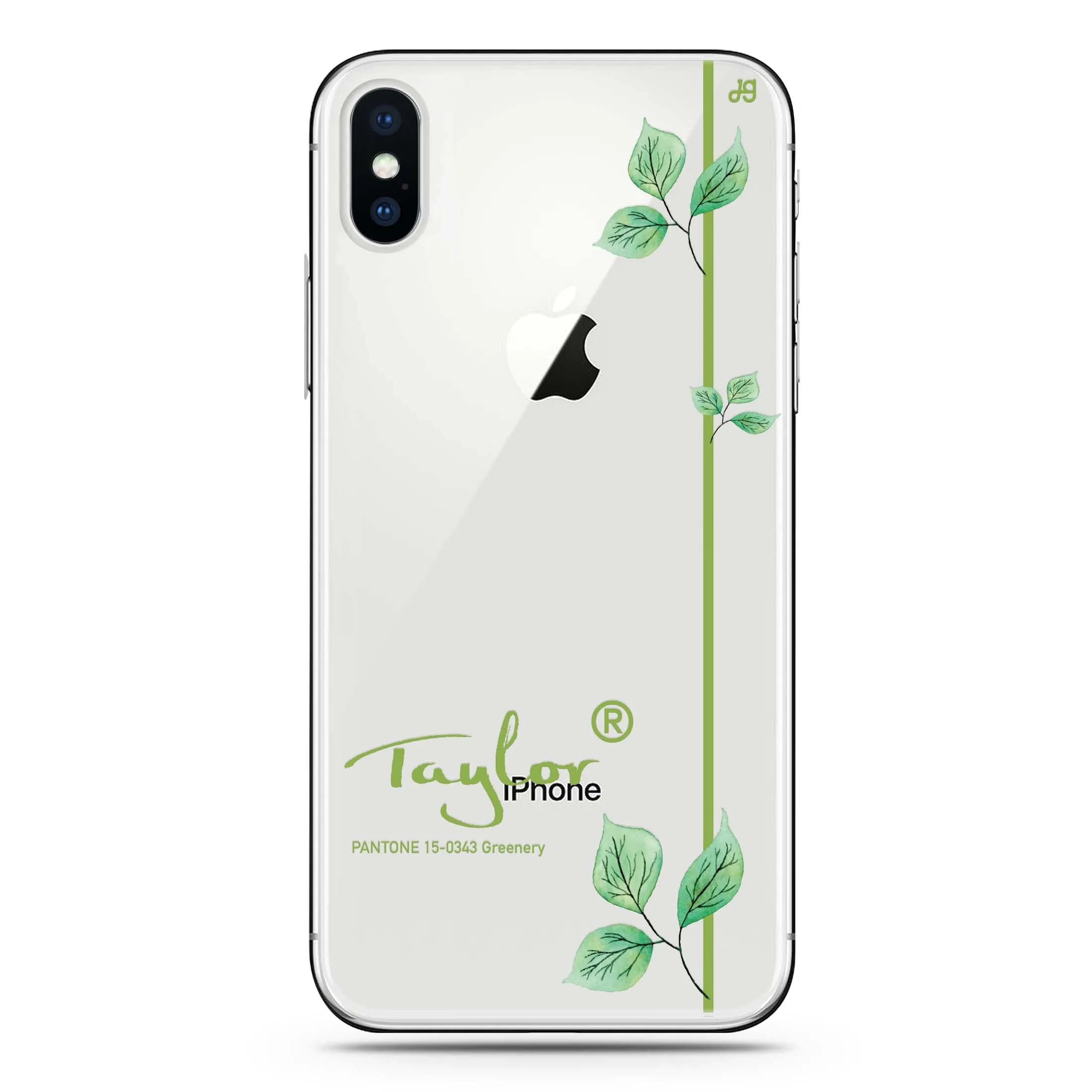 #15-0343 Greenery II iPhone XS Max Ultra Clear Case