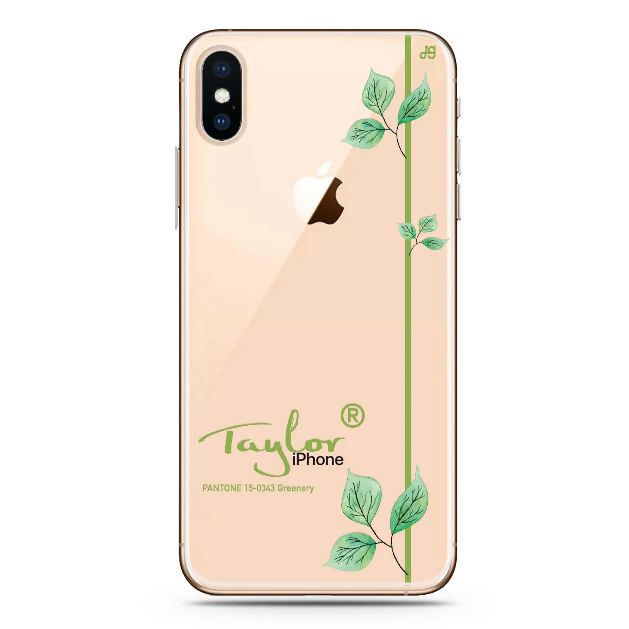 #15-0343 Greenery II iPhone XS Max Ultra Clear Case