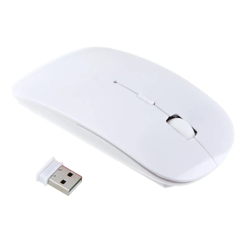 1600 DPI USB Optical Wireless Computer Mouse 2.4G Receiver Super Slim Mouse For PC Laptop