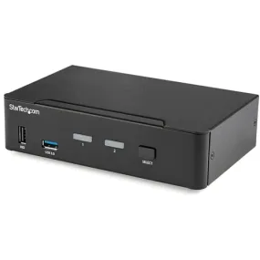 2-Port DisplayPort KVM Switch - 4K 60Hz - DisplayPort 1.2 KVM Switch