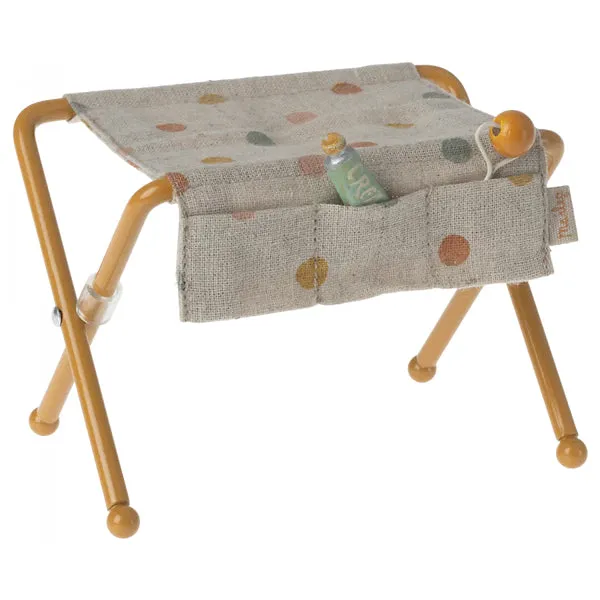 2023 Maileg Baby Mouse Ocher Nursery Table