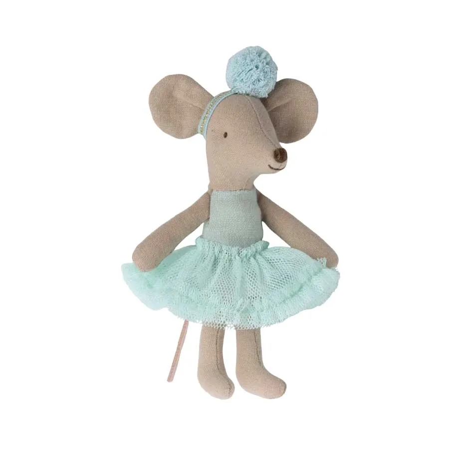 2023 Maileg Little Sister Light Mint Ballerina Mouse