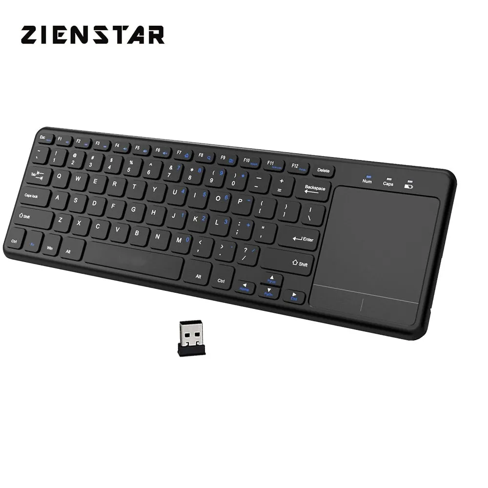 2.4Ghz Touchpad Wireless Keyboard for Windows PC,laptop,ios pad,Smart TV,HTPC IPTV,Android Box