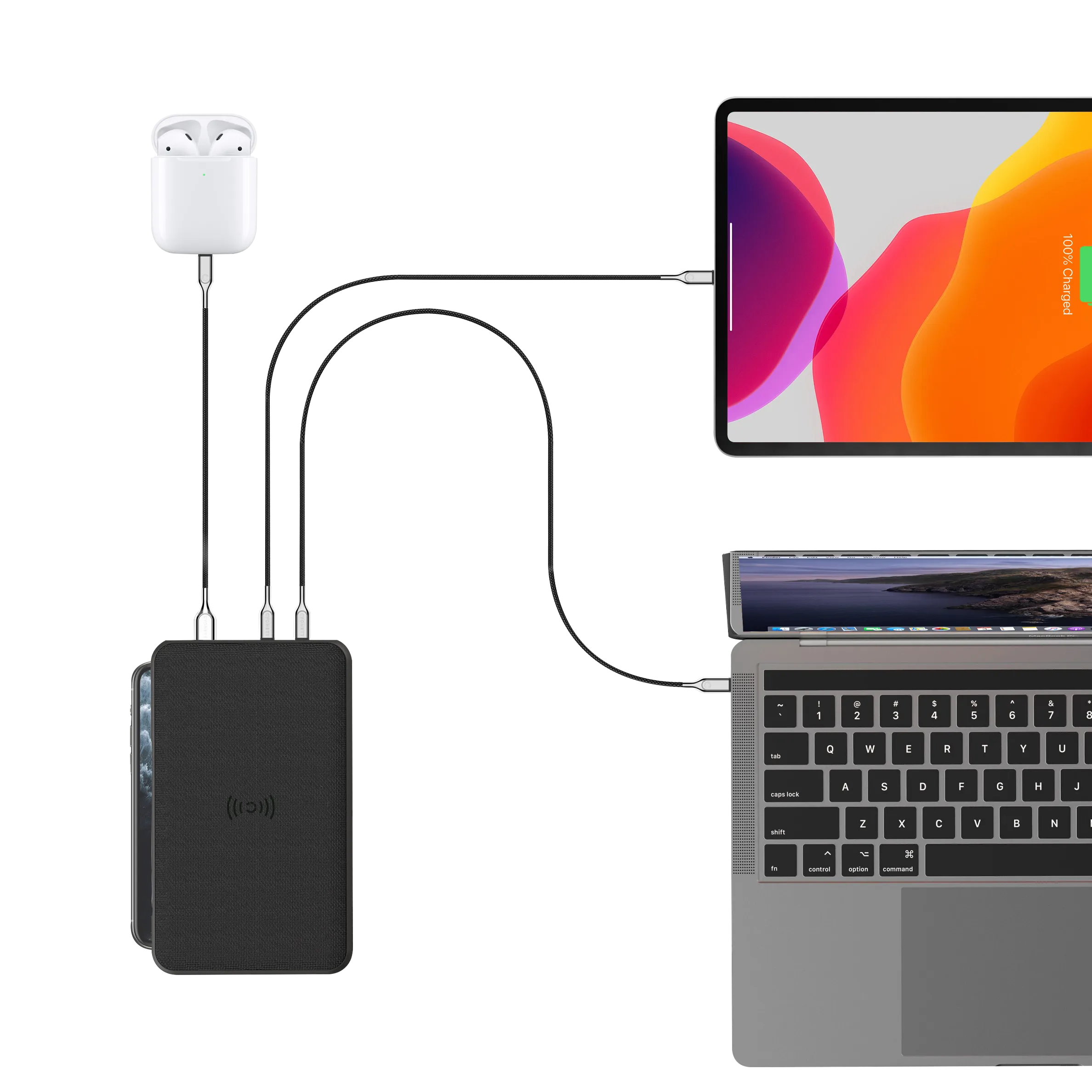 27,000 mAh Laptop and Wireless Power Bank