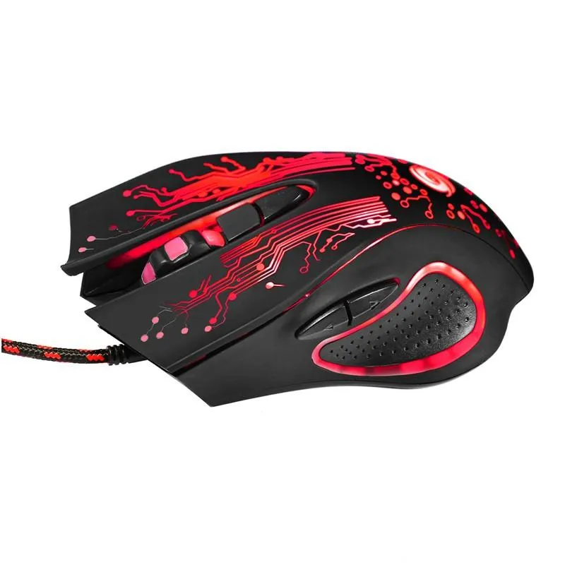 3200DPI LED Optical 6D USB Wired Gaming Mouse