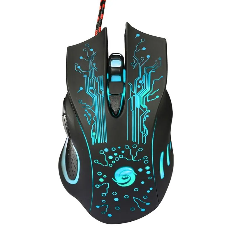 3200DPI LED Optical 6D USB Wired Gaming Mouse