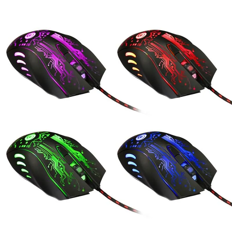 3200DPI LED Optical 6D USB Wired Gaming Mouse