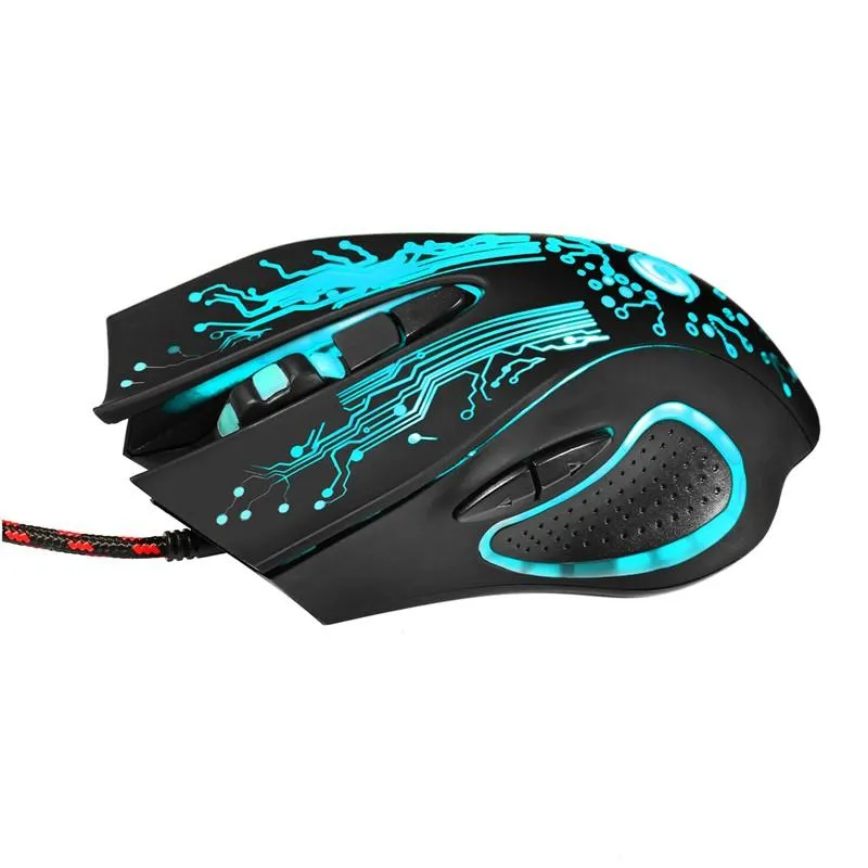 3200DPI LED Optical 6D USB Wired Gaming Mouse