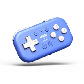 8Bitdo Micro Bluetooth Gamepad Pocket size Mini Controller - Blue