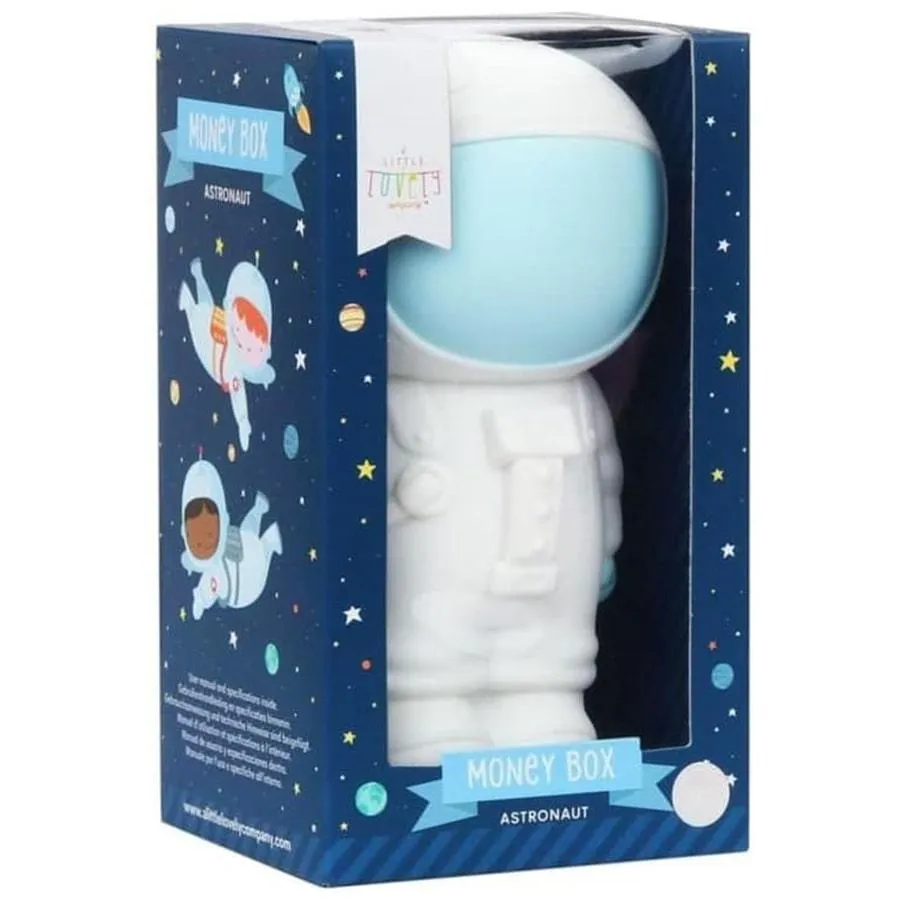 A Little Lovely Company Kids Astronaut Money Box Coin Bank