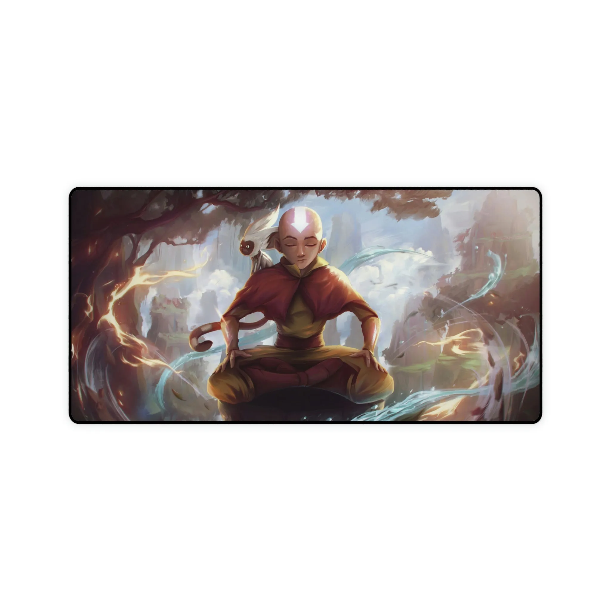 Aang and Momo Mouse Pad (Desk Mat)