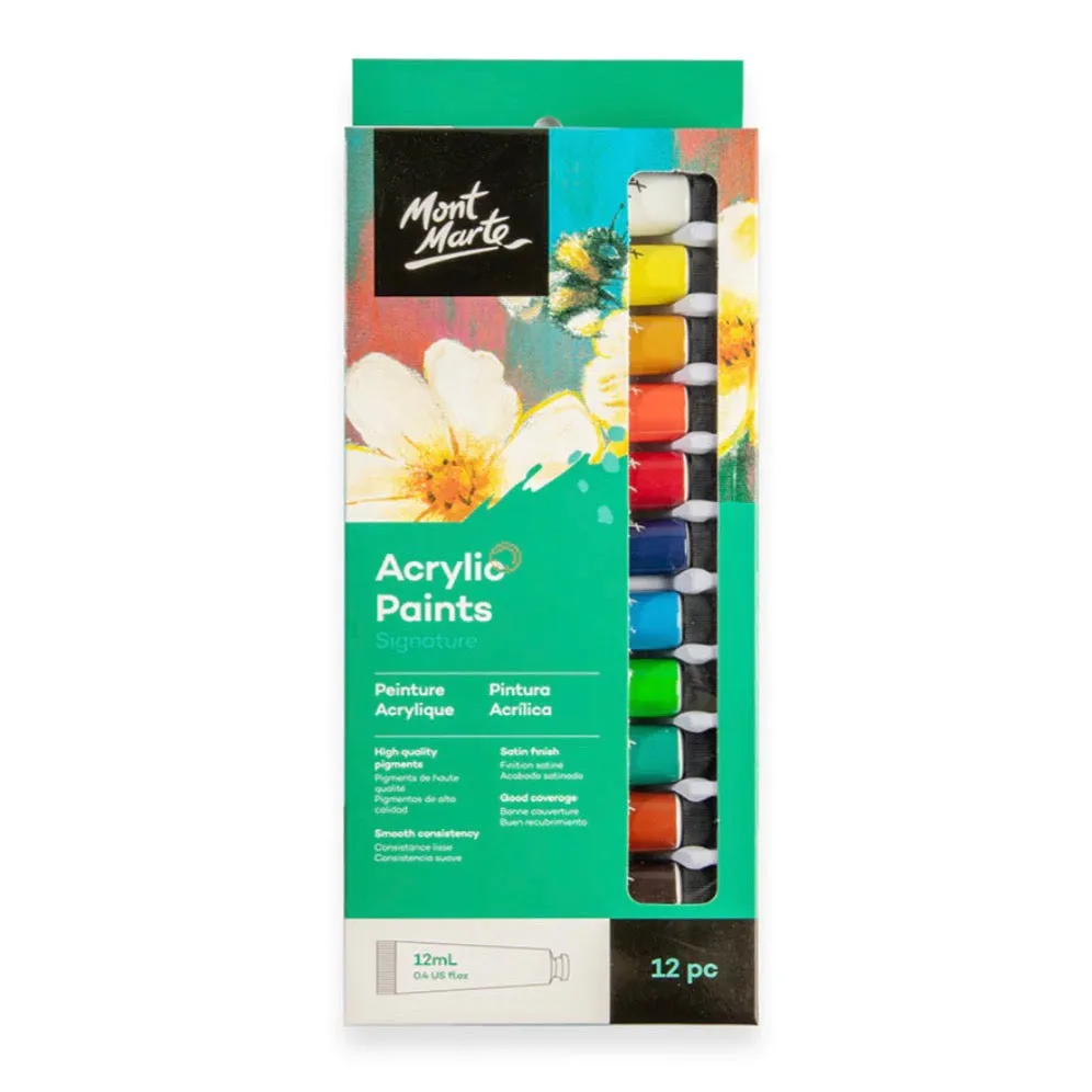 Acrylic Paint Signature 12 Piece Set