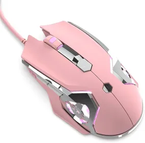 Ajazz AJ120 Pink wired Gaming Mouse RGB