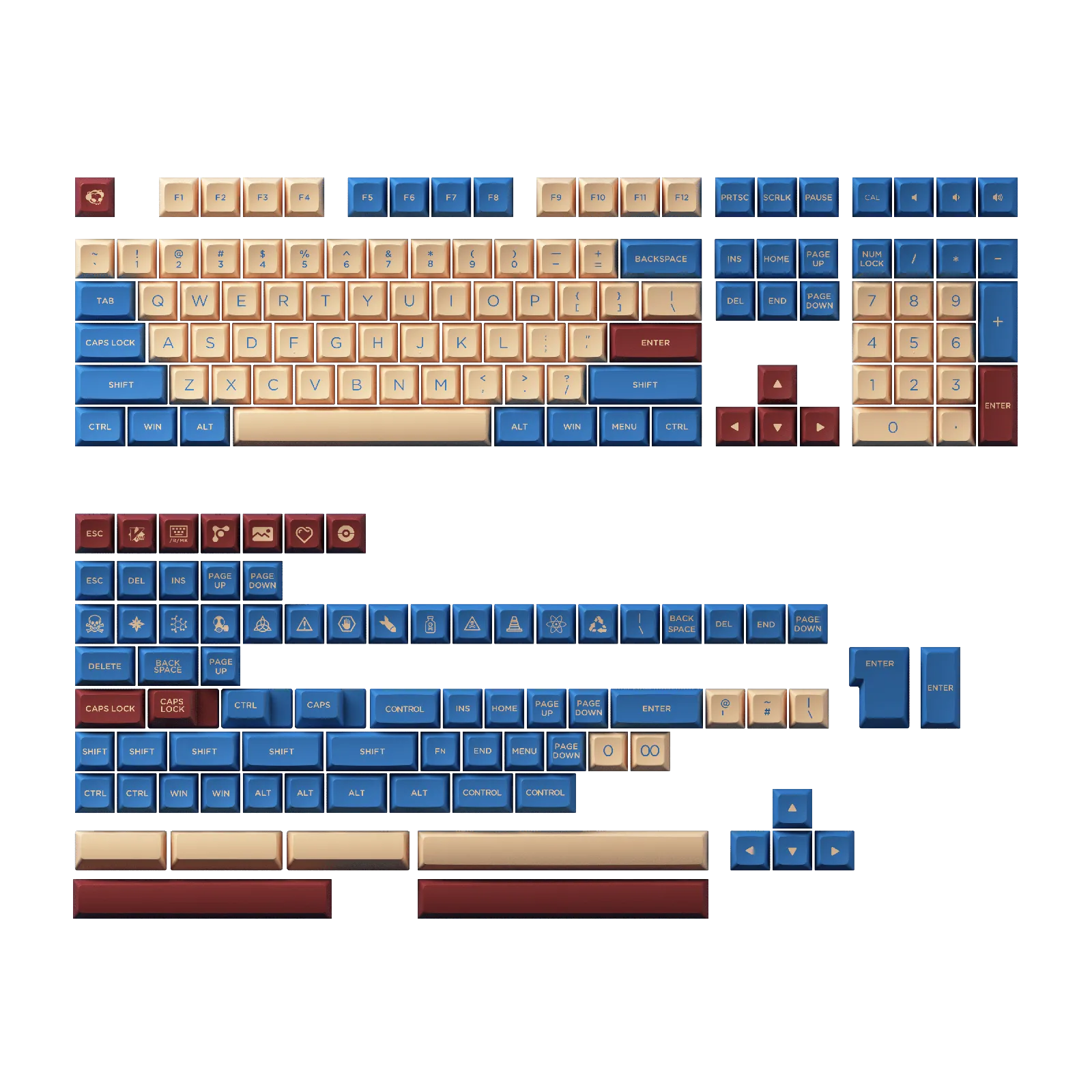 Akko Palace OSA Profile PBT Keycaps