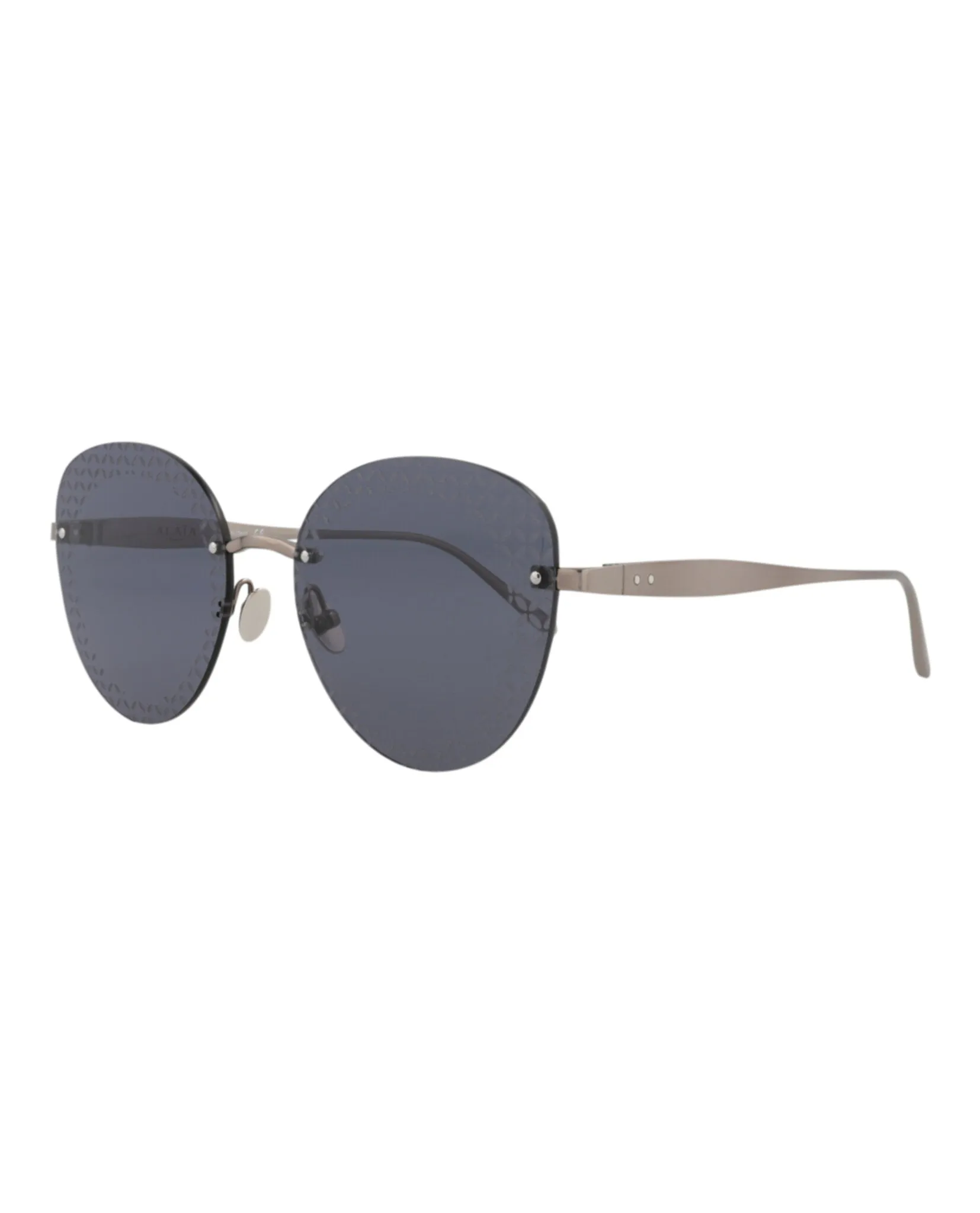 Alaia Cat Eye-Frame Metal Sunglasses