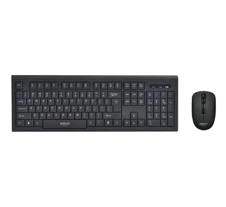 Anitech PA804 Wireless Keyboard And Mouse Combo (Black)