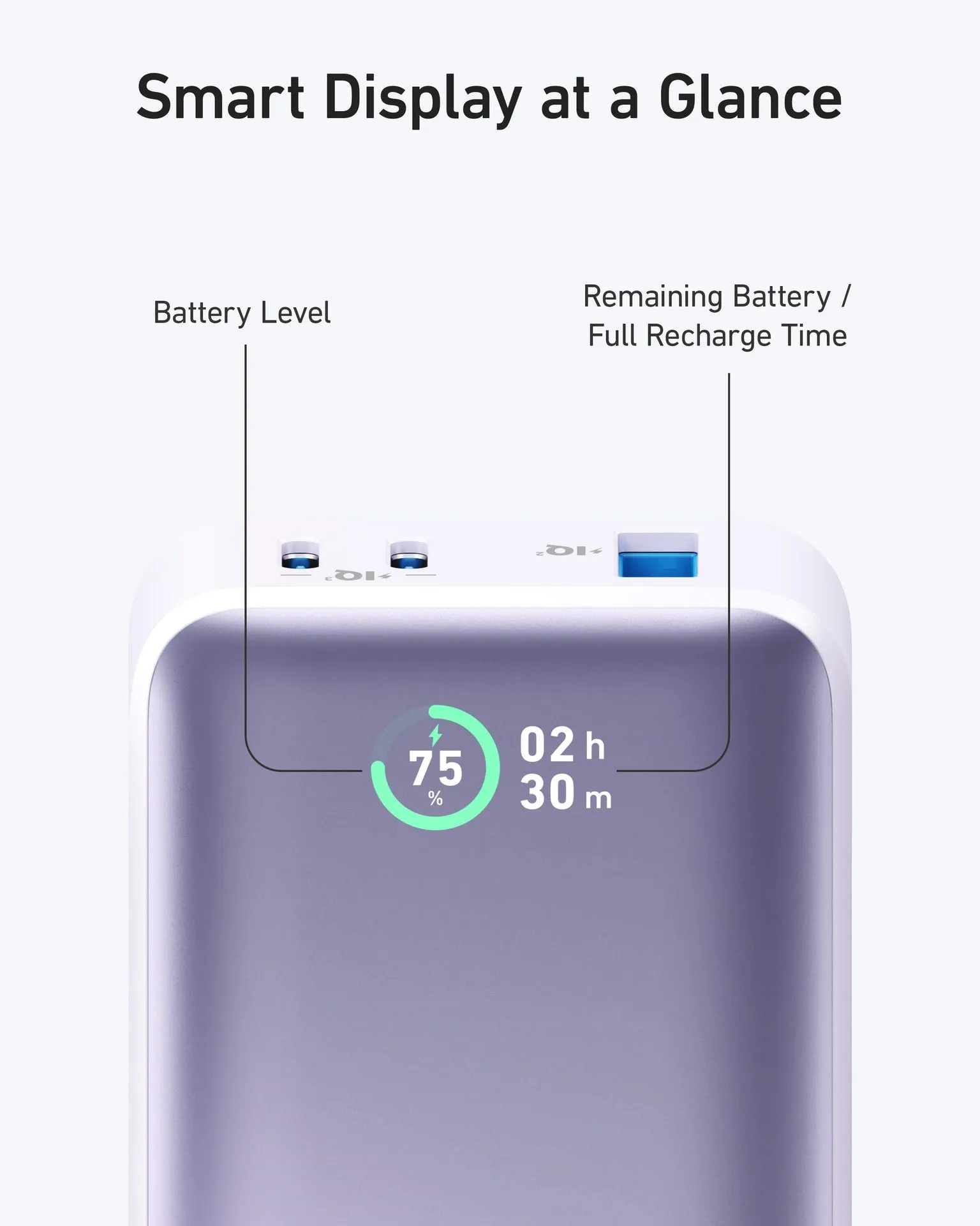 Anker 533 Power Bank (PowerCore 30W ) 10000 PD -Violet A1256HV1