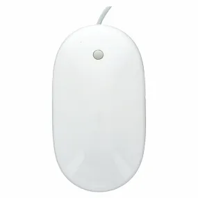 Apple Mighty Mouse MB112LL/B  Optical Wired Mouse White A1152