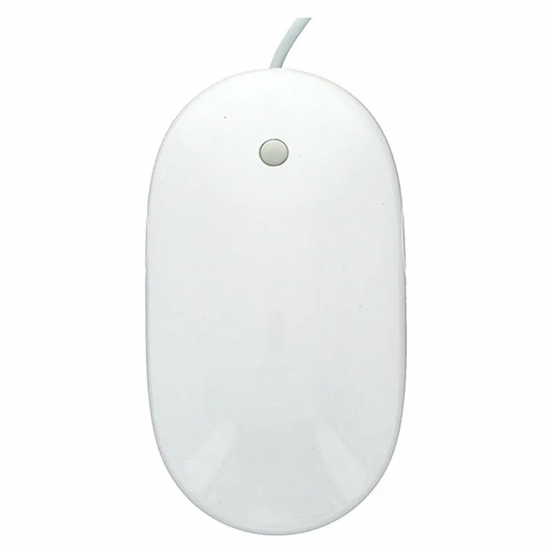 Apple Mighty Mouse MB112LL/B  Optical Wired Mouse White A1152