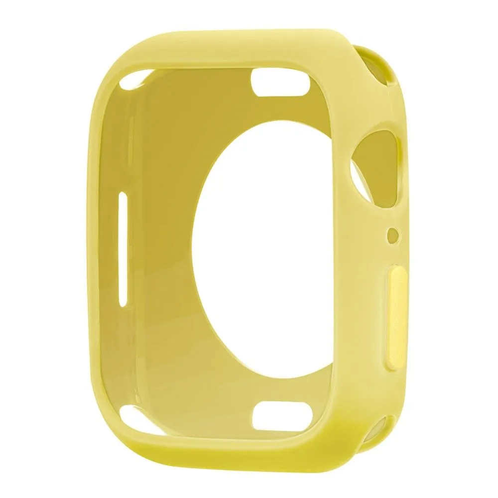 Apple Watch (41mm) candy color button TPU cover - Yellow / Yellow