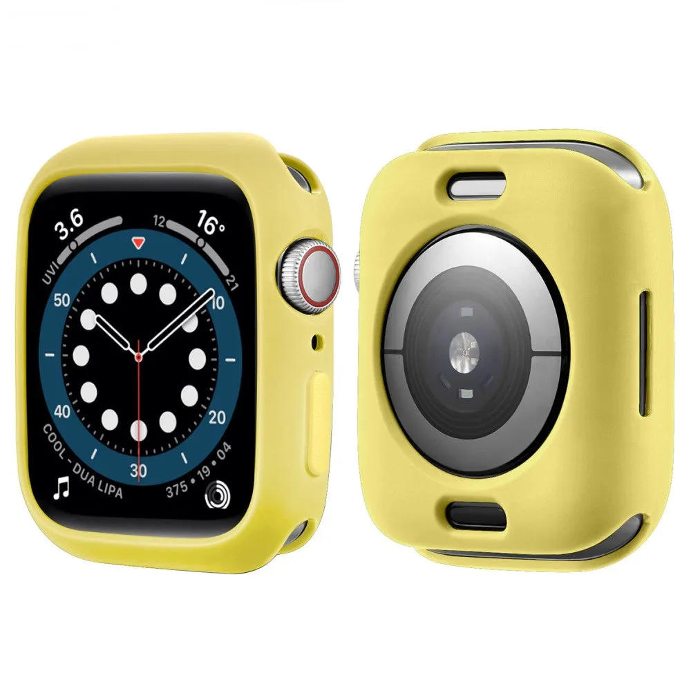 Apple Watch (41mm) candy color button TPU cover - Yellow / Yellow