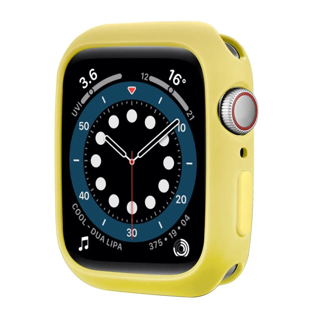 Apple Watch (41mm) candy color button TPU cover - Yellow / Yellow