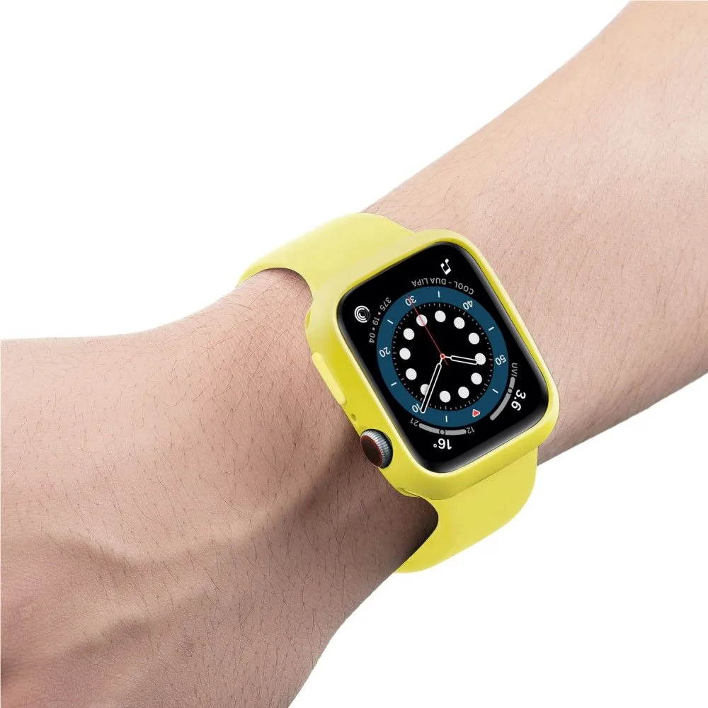 Apple Watch (41mm) candy color button TPU cover - Yellow / Yellow