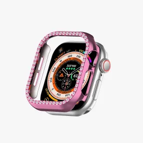 Apple Watch Diamond Plated Protective Hard Case - Pink