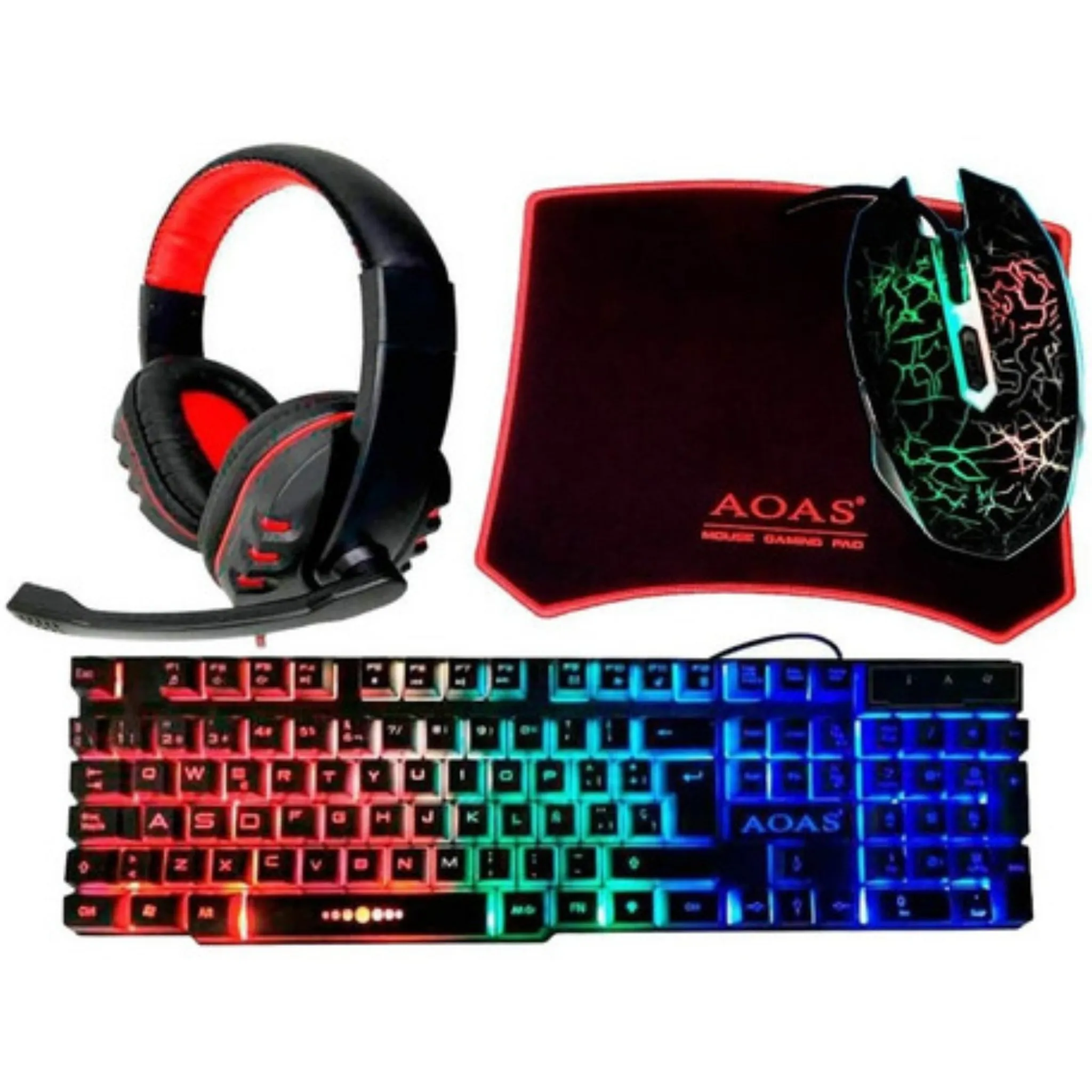 AS-1088 4 in 1 Best Budget Gaming Combo