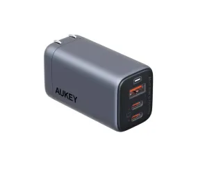 Aukey PA-B6U Fast Charger Omnia II Mix 67W 3-Port UFCS Wall Charger