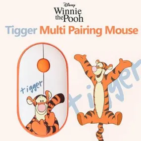 ★Authentic★Disney★Tigger Multi Pairiing Wireless Silent Mouse★Noiseless Button/ Sleep Mode