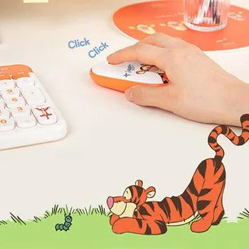 ★Authentic★Disney★Tigger Multi Pairiing Wireless Silent Mouse★Noiseless Button/ Sleep Mode