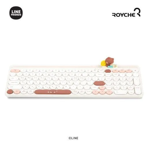 ★Authentic★LINE FRIENDS minini Wireless Keyboard/ 3in1 Multi Pairing/Multi Connection/Slim Design