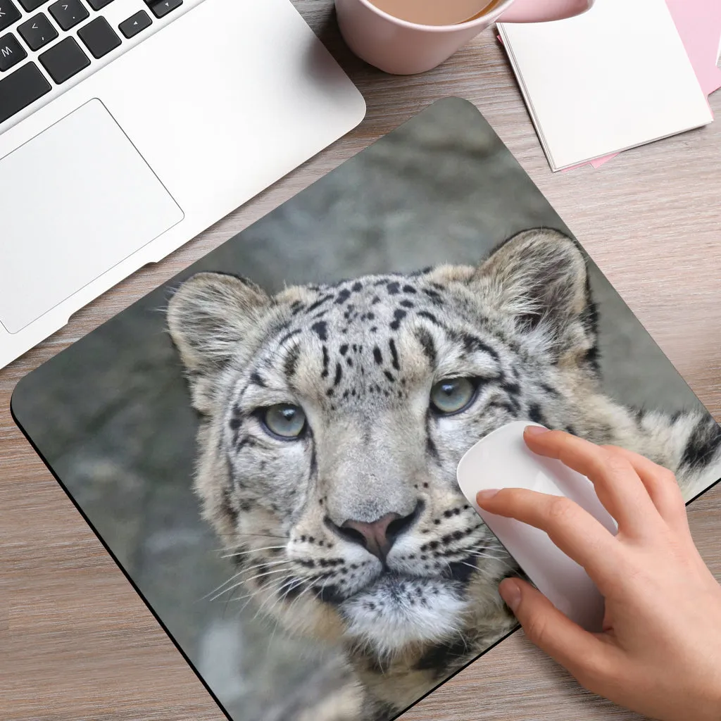 Baby Snow Leopard Mousepad