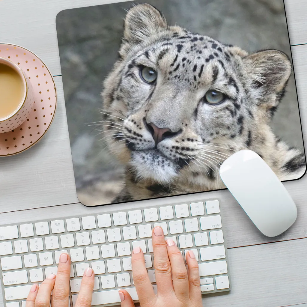 Baby Snow Leopard Mousepad