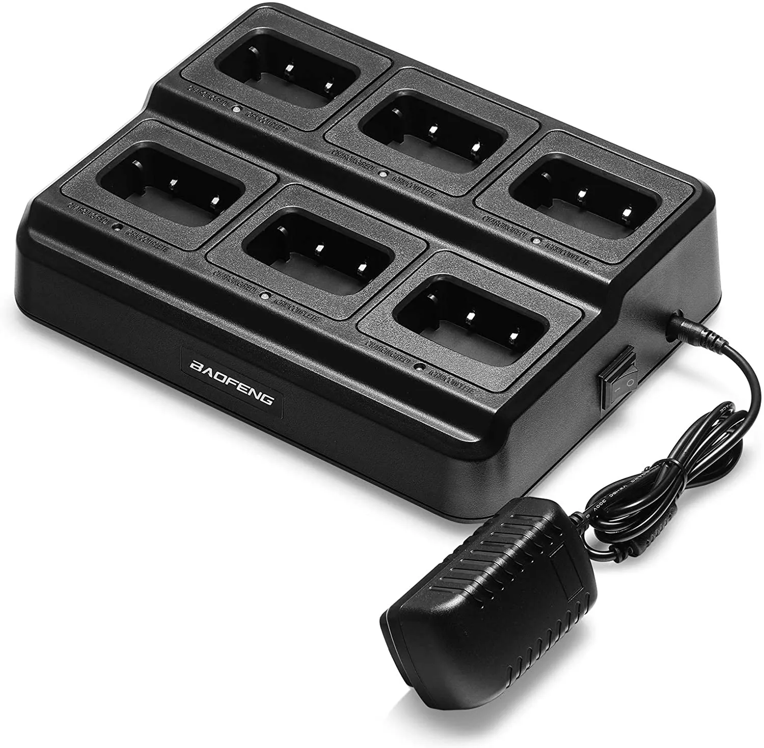 BAOFENG BF-88ST [6 Packs] with Six-way Charger & Cable | USB Charging