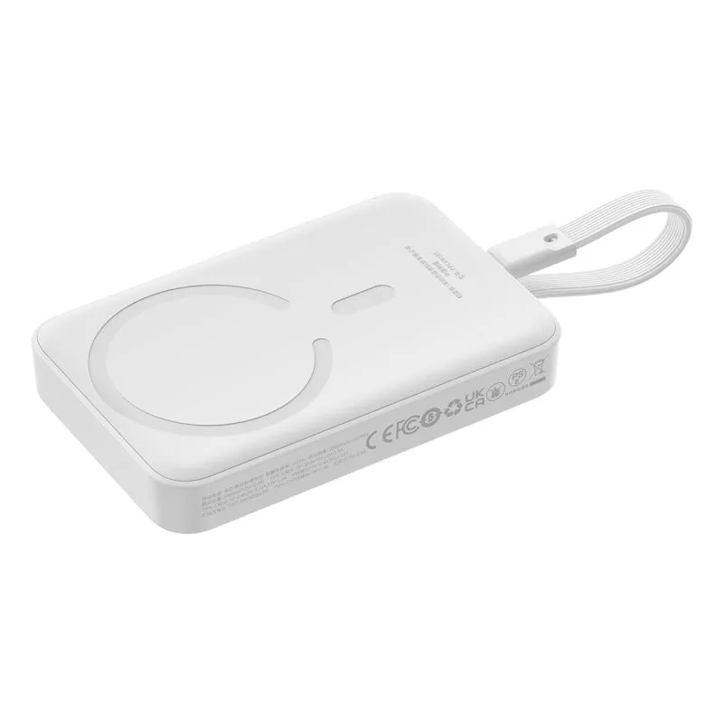 Baseus Magnetic Mini Wireless Fast Charge Power Bank Type-C Edition, white