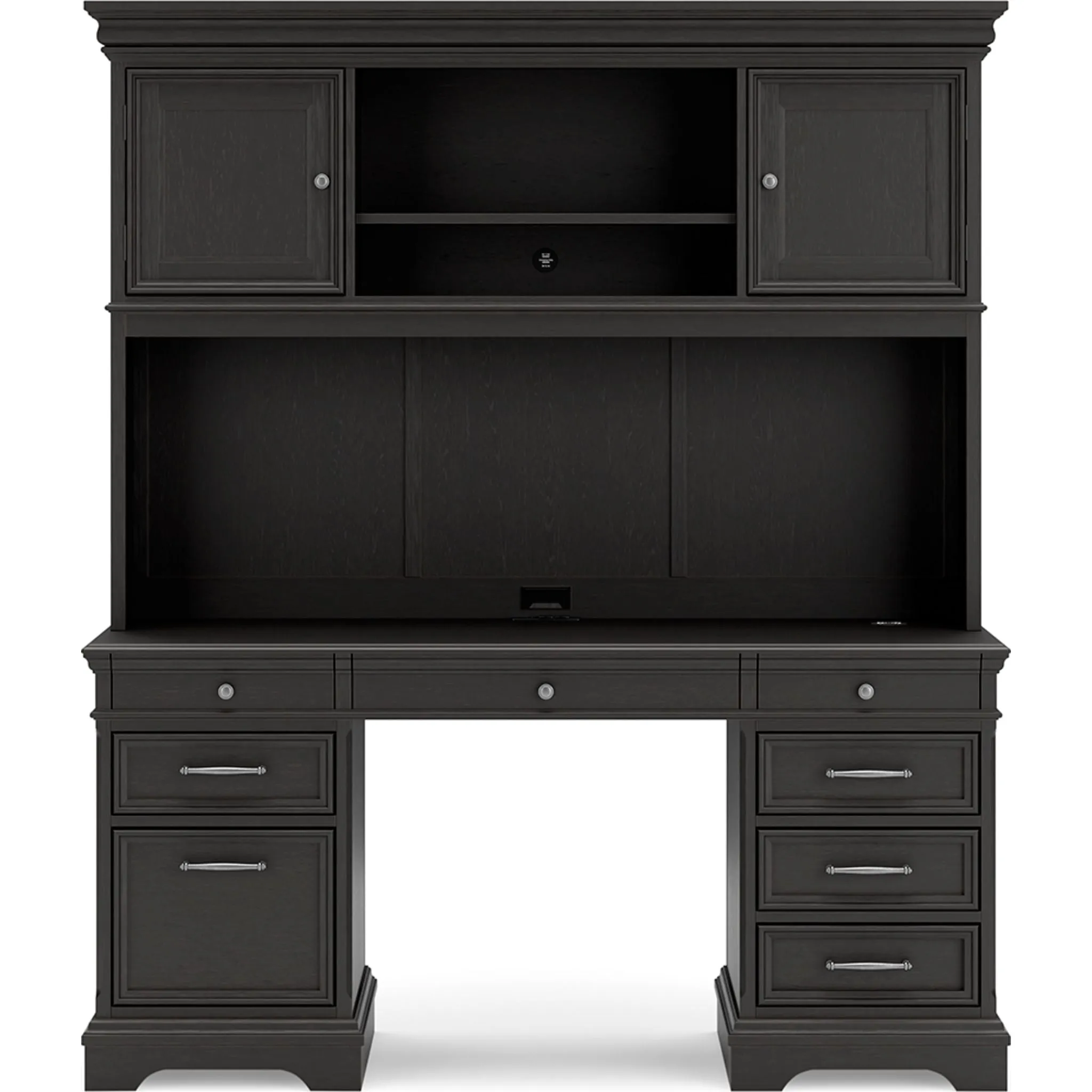 Beckincreek 4 Piece Desk - Black