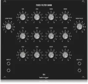 Behringer 914 Fixed Filter Bank Eurorack Module