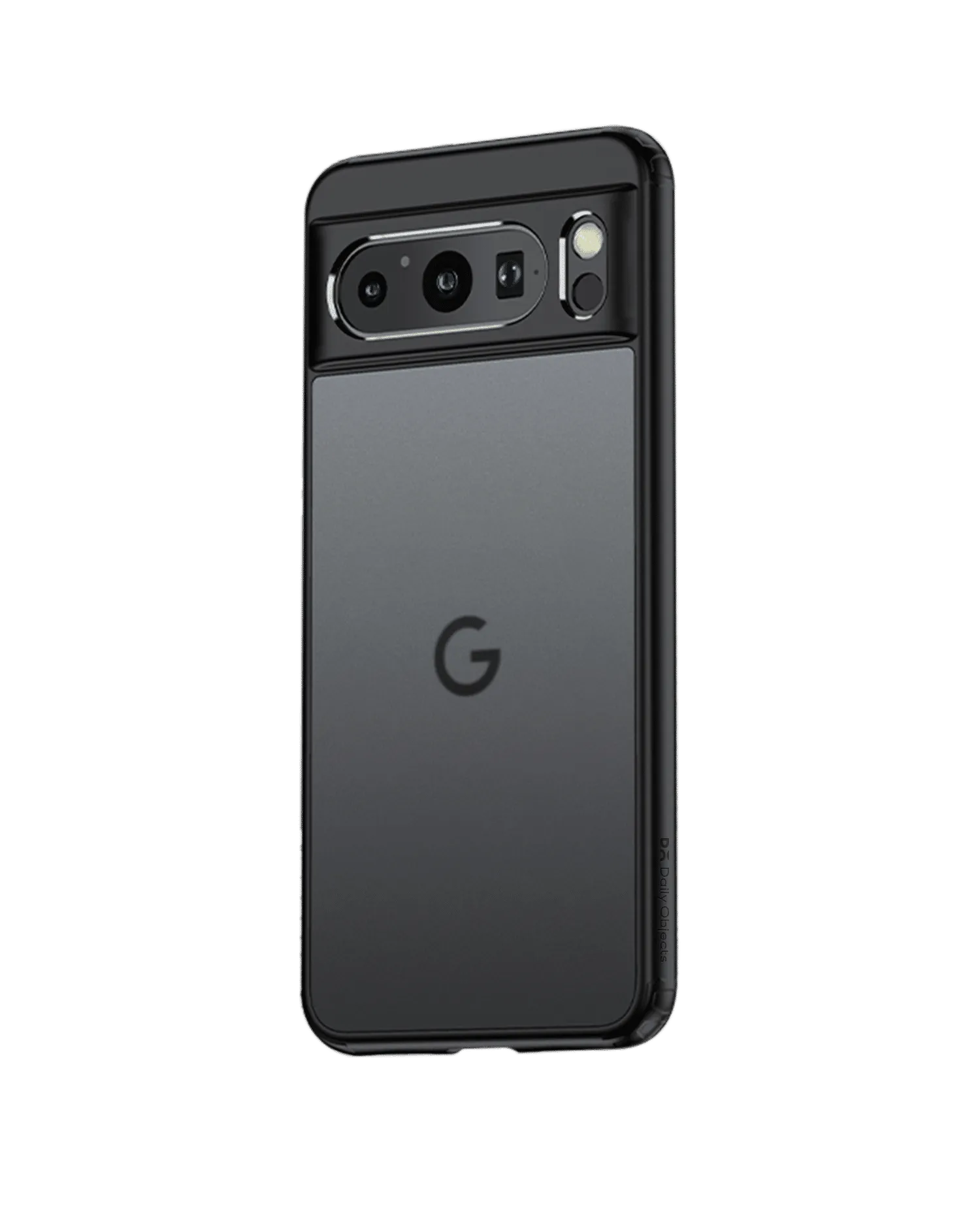 Black Frosted Clear Case Cover For Google Pixel 8 Pro