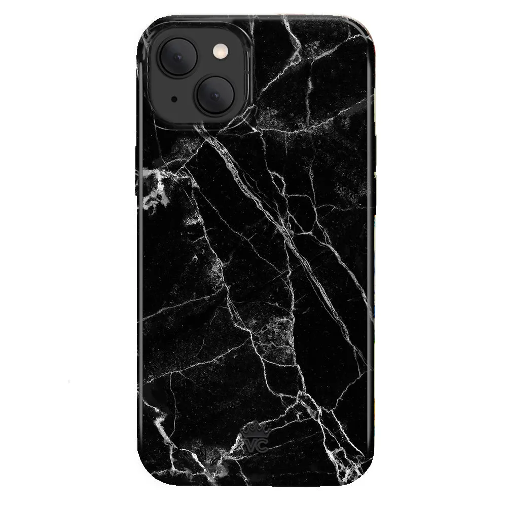 Black Marble iPhone Case