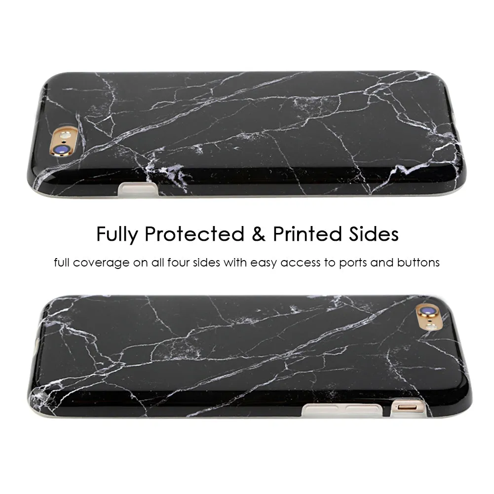 Black Marble iPhone Case