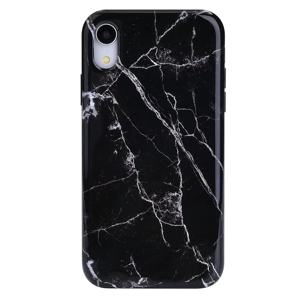 Black Marble iPhone Case