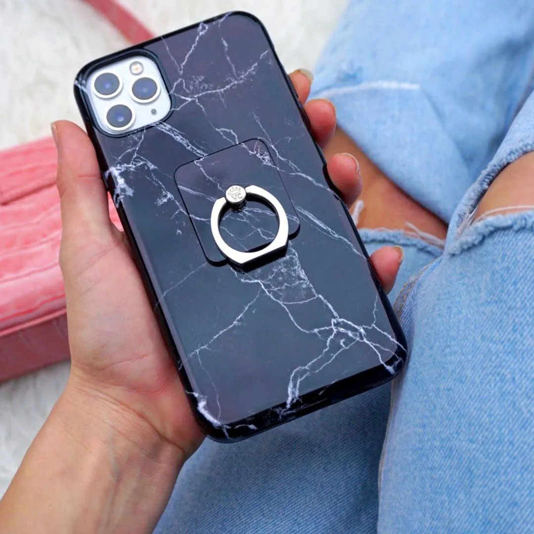 Black Marble iPhone Case