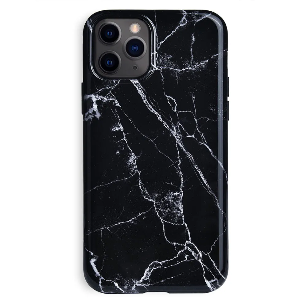 Black Marble iPhone Case