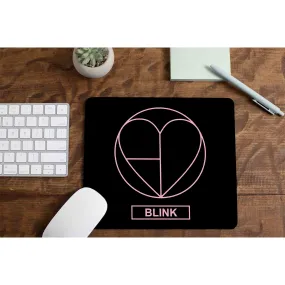 Black Pink Mousepad - Blink